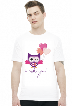 Koszulka męska - I OWL YOU!