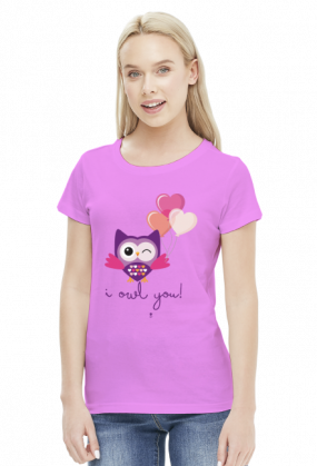 Koszulka damska - I OWL YOU!