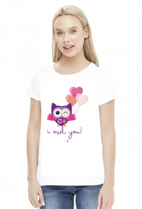 Koszulka damska - I OWL YOU!