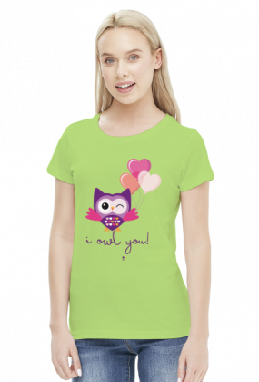 Koszulka damska - I OWL YOU!