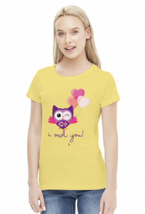 Koszulka damska - I OWL YOU!