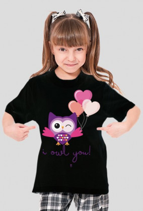 Koszulka dziecięca - I OWL YOU!