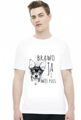 Koszulka męska - BRAWO JA I MÓJ PIES