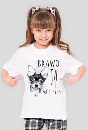 Koszulka dziecięca - BRAWO JA I MÓJ PIES