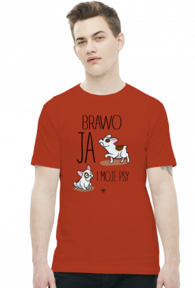 Koszulka męska - BRAWO JA I MOJE PSY