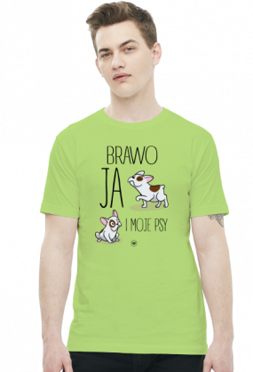 Koszulka męska - BRAWO JA I MOJE PSY