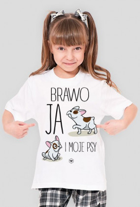 Koszulka dziecięca - BRAWO JA I MOJE PSY