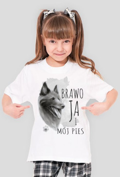Koszulka dziecięca - BRAWO JA I MÓJ PIES