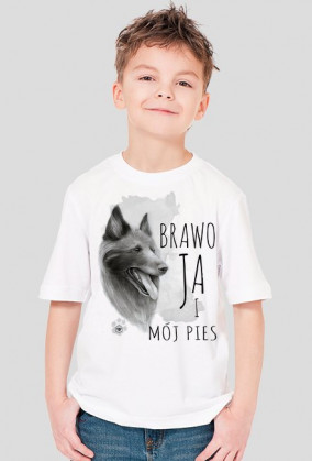 Koszulka dziecięca - BRAWO JA I MÓJ PIES
