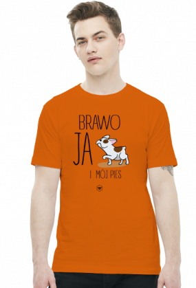 Koszulka męska - BRAWO JA I MÓJ PIES