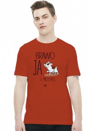 Koszulka męska - BRAWO JA I MÓJ PIES