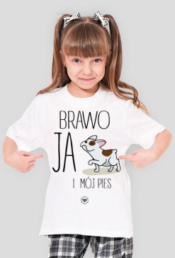 Koszulka dziecięca - BRAWO JA I MÓJ PIES