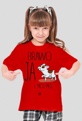 Koszulka dziecięca - BRAWO JA I MÓJ PIES