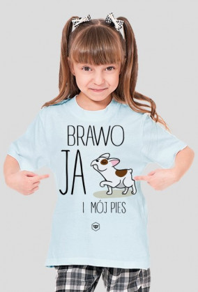 Koszulka dziecięca - BRAWO JA I MÓJ PIES