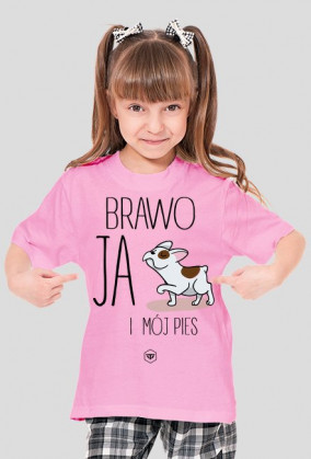 Koszulka dziecięca - BRAWO JA I MÓJ PIES