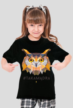 Koszulka dziecięca - #TAKAMĄDRA