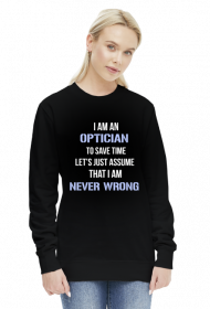 Bluza damska - Optyk / never wrong