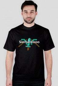 Czarna Koszulka Siemankooo