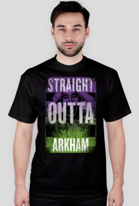 Suicide Squad - Straight Outta Arkham - Joker - koszulka męska