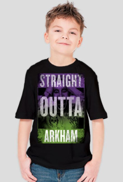 Suicide Squad - Straight Outta Arkham - Joker - koszulka dziecięca