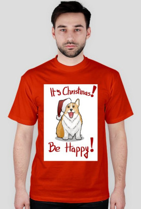 Christmas Corgi koszulka