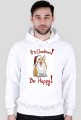 Bluza z kapturem Christmas Corgi