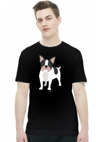 Koszulka męska - BULDOG FRANCUSKI