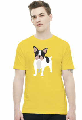 Koszulka męska - BULDOG FRANCUSKI