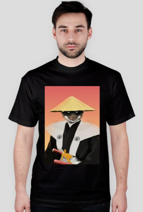 Koszulka Samurai Cat