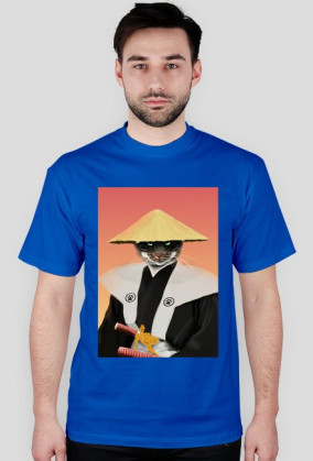 Koszulka Samurai Cat