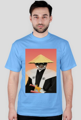 Koszulka Samurai Cat
