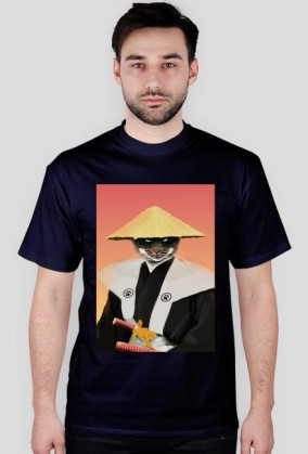 Koszulka Samurai Cat