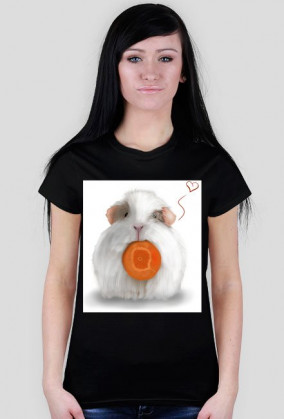 Koszulka damska White Guinea Pig
