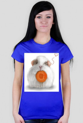 Koszulka damska White Guinea Pig