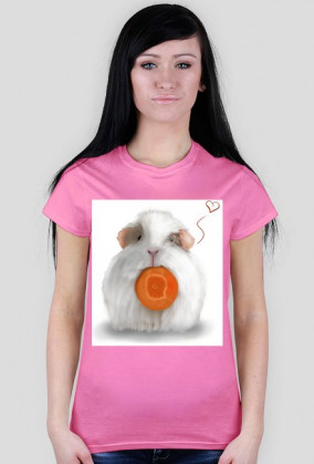 Koszulka damska White Guinea Pig