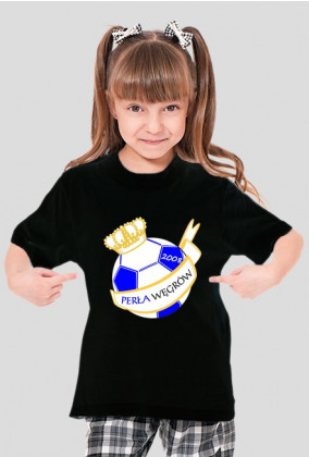 Koszulka zwykła - herb duży (kolor) - dziewczęca