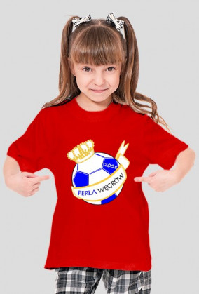 Koszulka zwykła - herb duży (kolor) - dziewczęca