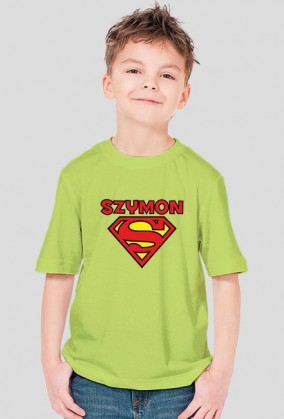 Koszulka dziecięca z nadrukiem "Szymon"
