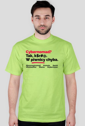 Cyber nomad? Cyber? No. Mad? Czarny jak Mercedes