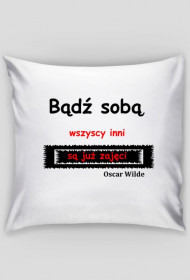 Poszewka na poduszke z cytatem