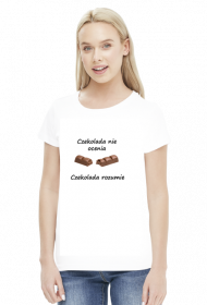 Koszulka Damska Czekolada Nie Ocenia