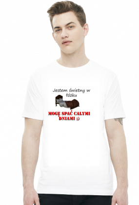 Koszulka Męska Jestem Świetny w Łóżku