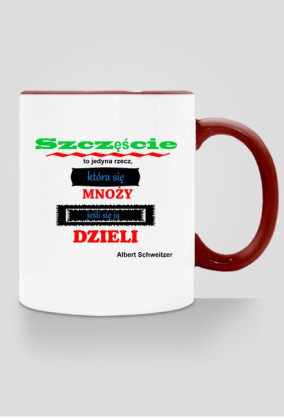 Kubek Kolorowy z Cytatem