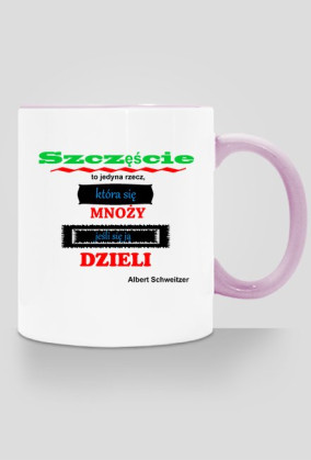 Kubek Kolorowy z Cytatem