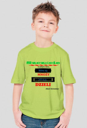 Koszulka Dziecięca Szczęście
