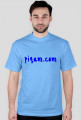 t-shirt piqam.com blue black