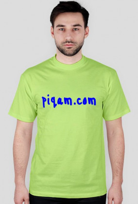 t-shirt piqam.com blue black