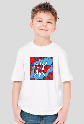 Koszulka dziecięca z nadrukiem "Filip"