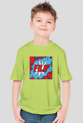 Koszulka dziecięca z nadrukiem "Filip"