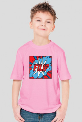 Koszulka dziecięca z nadrukiem "Filip"